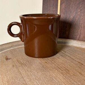 Fiestaware RETIRED CHOCOLATE BROWN Ring Handle Mug, 8 oz